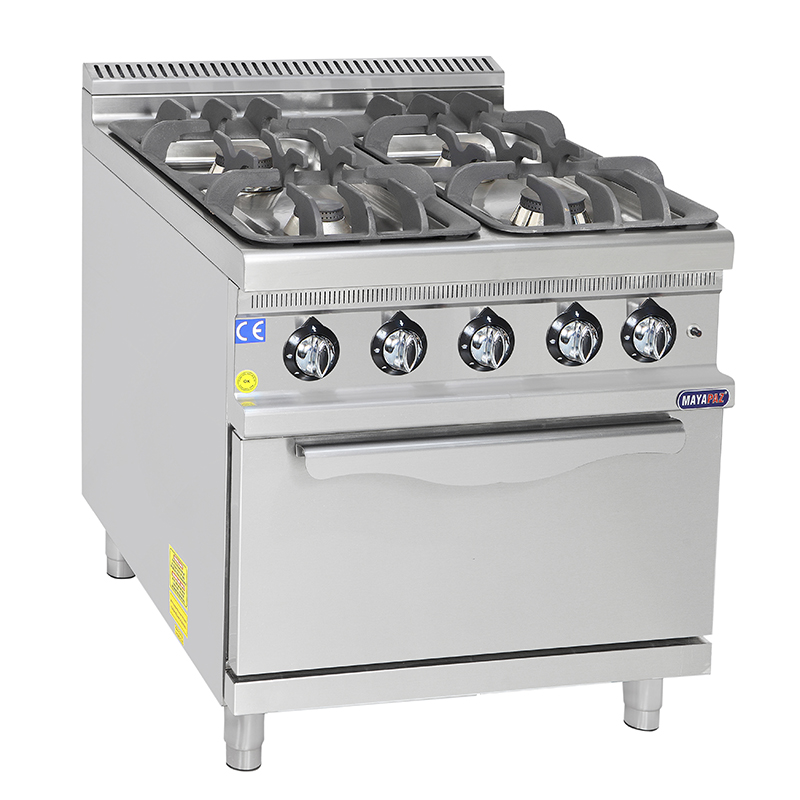 MAYAPAZ M-FKG 890 Kuzine, Gazlı, 4'lü, 800x900x850 mm, 900 Serisi